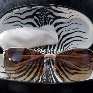 ROBERTO CAVALLI TINTED AVIATOR SUNGLASSES